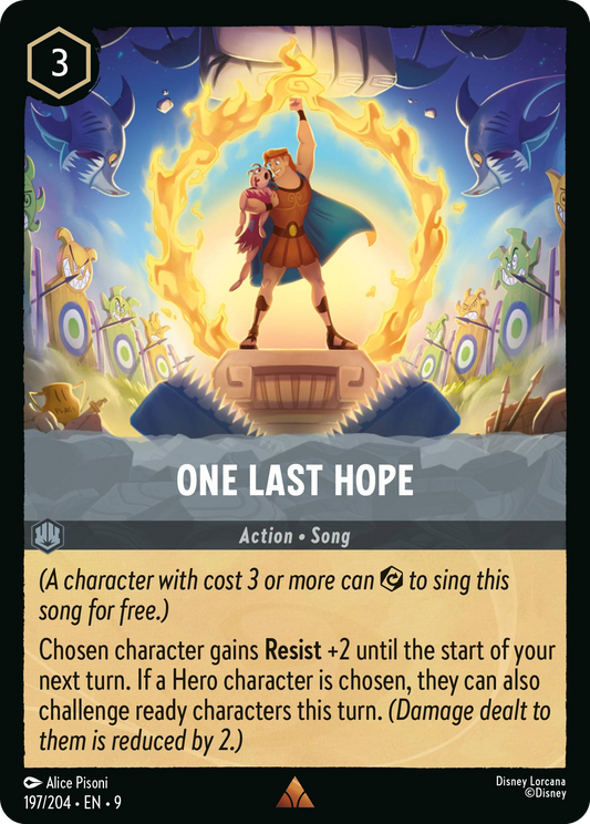 One Last Hope | Fabled #197 (Near Mint Foil) | Disney Lorcana Single Australia (Near Mint)