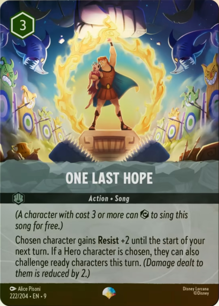 One Last Hope | Fabled #222 (Near Mint) | Disney Lorcana Single Australia (Near Mint)