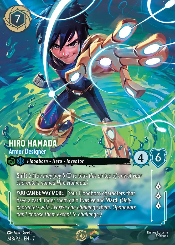 Hiro Hamada – Armor Designer – Archazia’s Island Set Championship Promo #24/P2 | Disney Lorcana Single Australia (Near Mint)