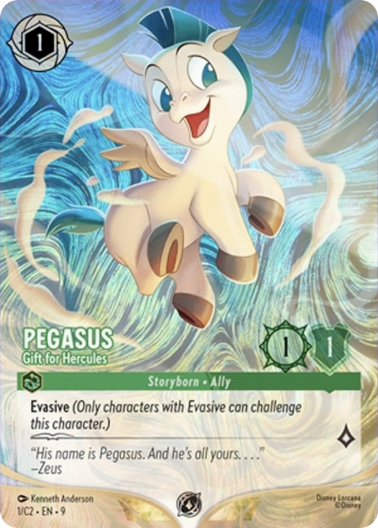 Pegasus – Gift for Hercules – Disney Lorcana Challenge Set 2 Promo #1/C2