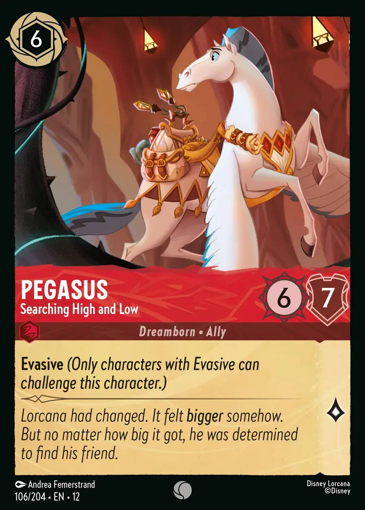 Pegasus - Searching High and Low | Wilds Unknown #106 (Near Mint) | Disney Lorcana Single Australia (Near Mint)