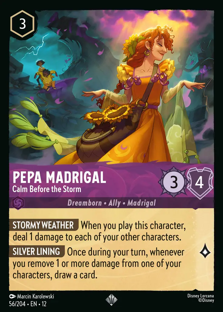 Pepa Madrigal - Calm Before the Storm | Wilds Unknown #56 (Near Mint) | Disney Lorcana Single Australia (Near Mint)