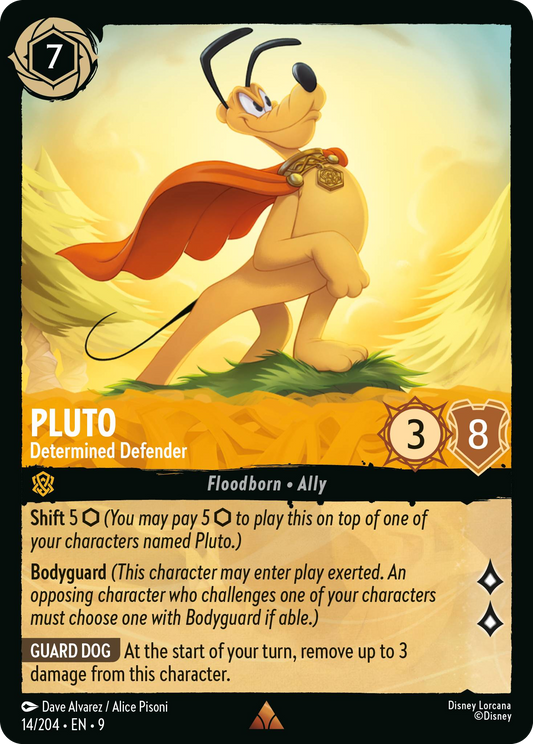 Pluto - Determined Defender | Fabled #14 (Near Mint Foil) | Disney Lorcana Single Australia (Near Mint)