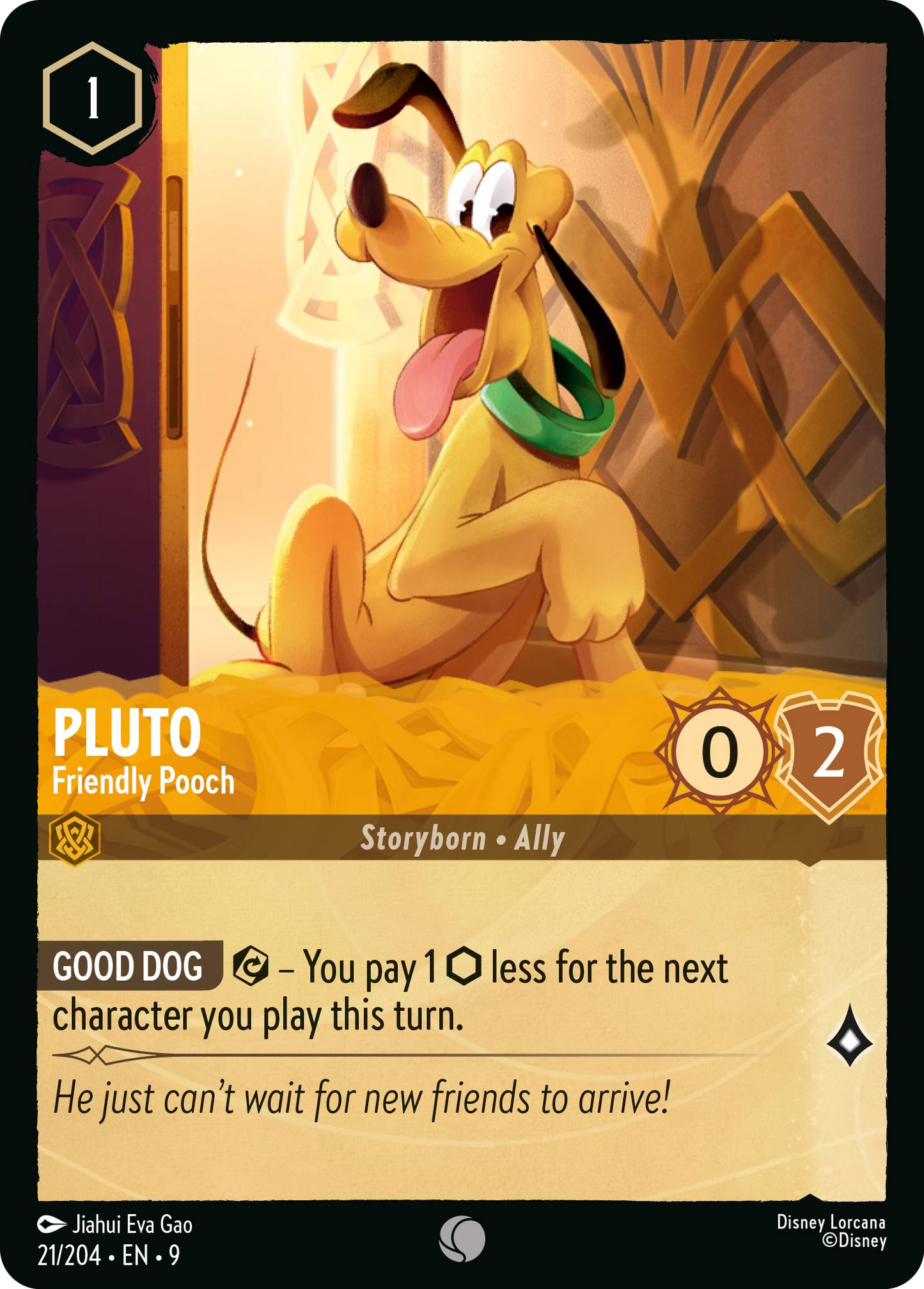 Pluto - Friendly Pooch | Fabled #21 (Near Mint) | Disney Lorcana Single Australia (Near Mint)