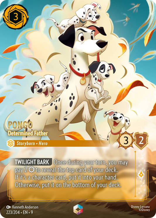 Pongo - Determined Father | Fabled #223 (Near Mint) | Disney Lorcana Single Australia (Near Mint)