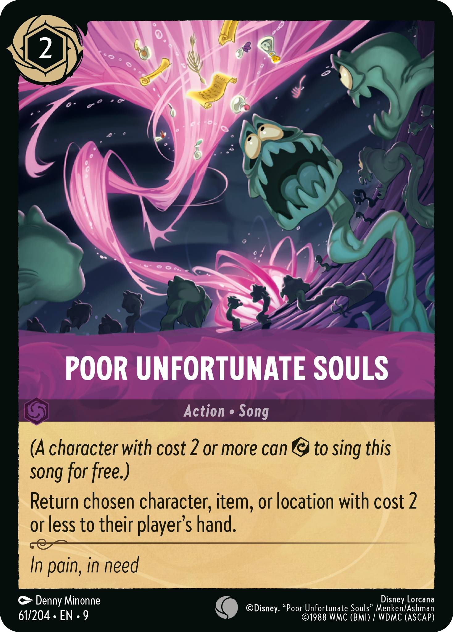 Poor Unfortunate Souls | Fabled #61 (Near Mint Foil) | Disney Lorcana Single Australia (Near Mint)