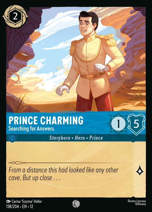 Prince Charming - Searching for Answers | Wilds Unknown #138 (Near Mint) | Disney Lorcana Single Australia (Near Mint)