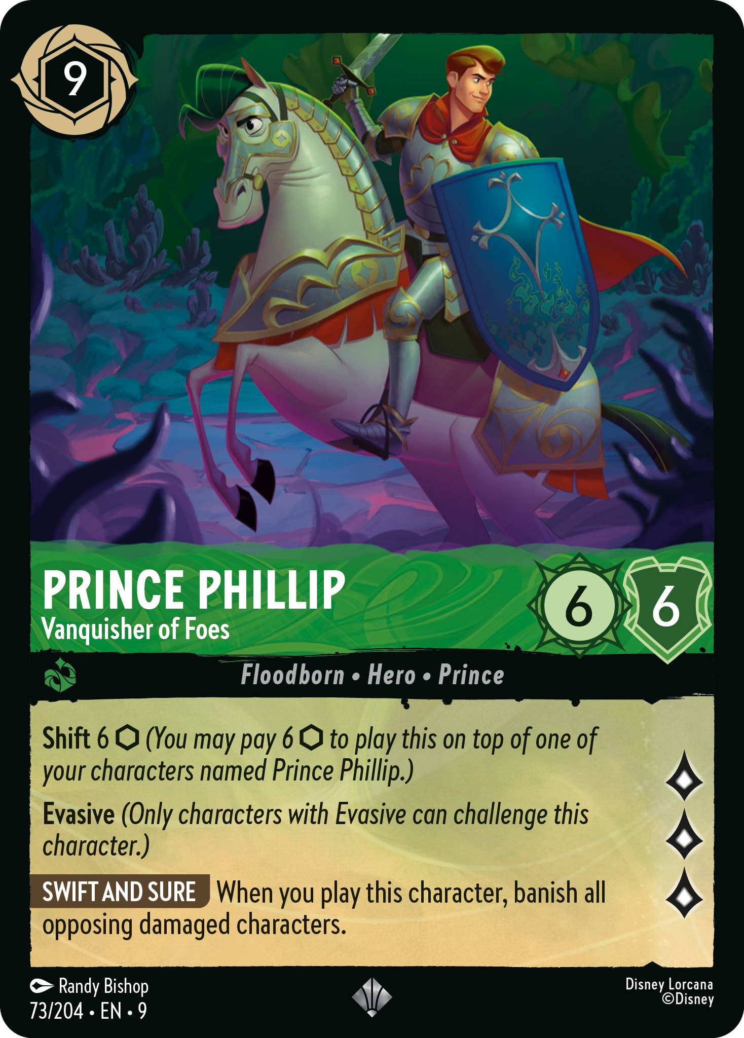 Prince Phillip - Vanquisher of Foes | Fabled #73 (Near Mint) | Disney Lorcana Single Australia (Near Mint)