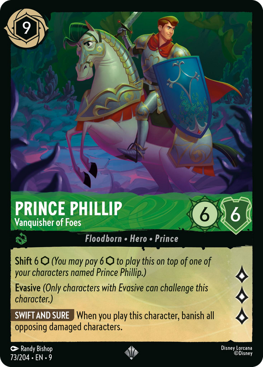 Prince Phillip - Vanquisher of Foes | Fabled #73 (Near Mint) | Disney Lorcana Single Australia (Near Mint)