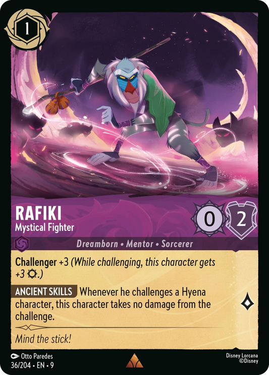 Rafiki - Mystical Fighter | Fabled #36 (Near Mint Foil) | Disney Lorcana Single Australia (Near Mint)