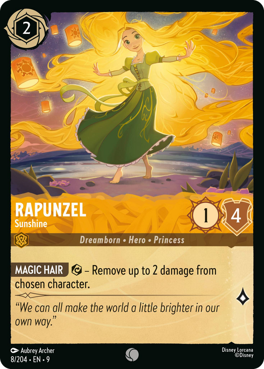Rapunzel - Sunshine | Fabled #8 (Near Mint Foil) | Disney Lorcana Single Australia (Near Mint)