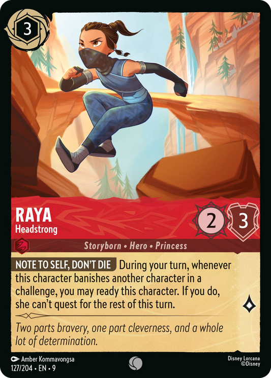 Raya - Headstrong | Fabled #127 (Near Mint) | Disney Lorcana Single Australia (Near Mint)