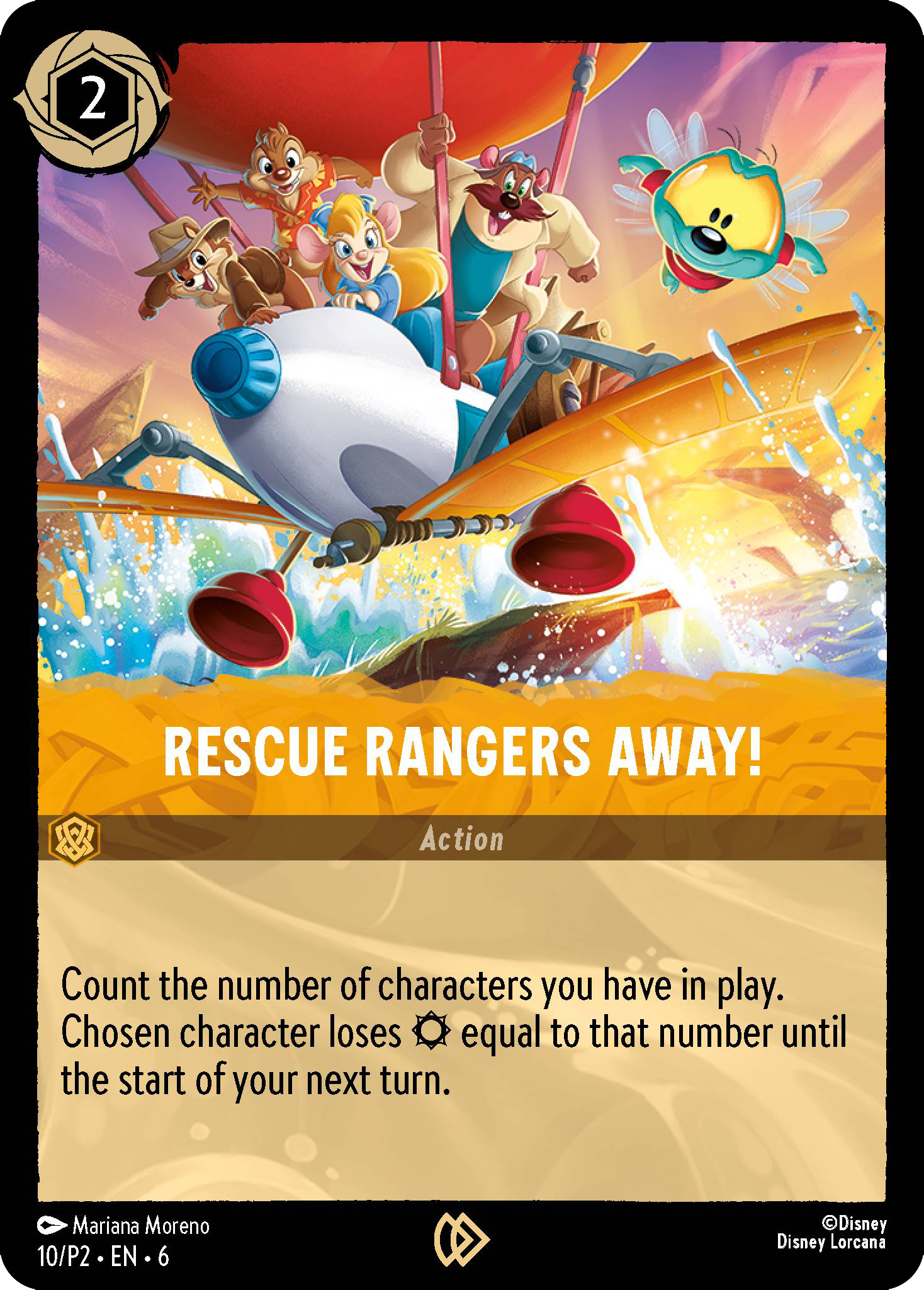 Rescue Rangers Away! | Azurite Sea Organized Play promo Promo (10/P2·EN·6) | Disney Lorcana Single Australia (Near Mint)