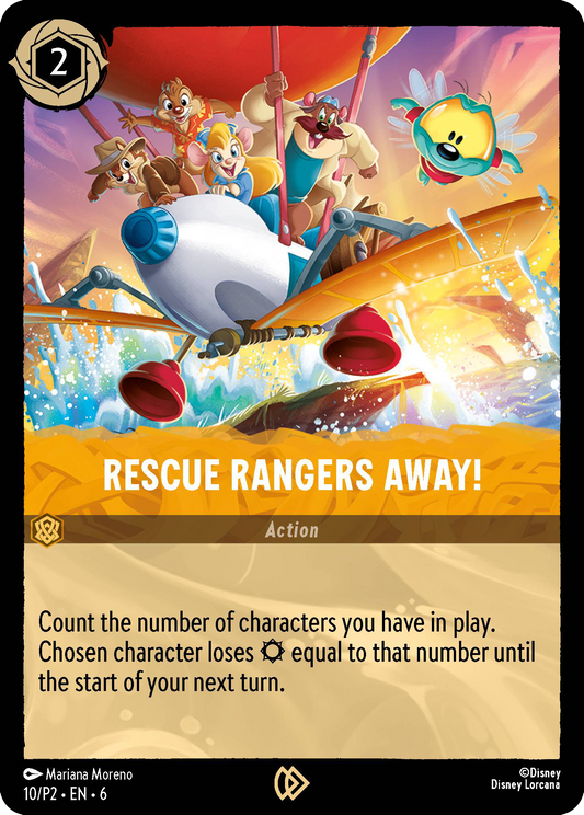 Rescue Rangers Away! | Azurite Sea Organized Play promo Promo (10/P2·EN·6) | Disney Lorcana Single Australia (Near Mint)