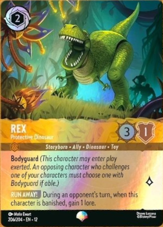 Rex - Protective Dinosaur | Wilds Unknown #206 (Near Mint) | Disney Lorcana Single Australia (Near Mint)