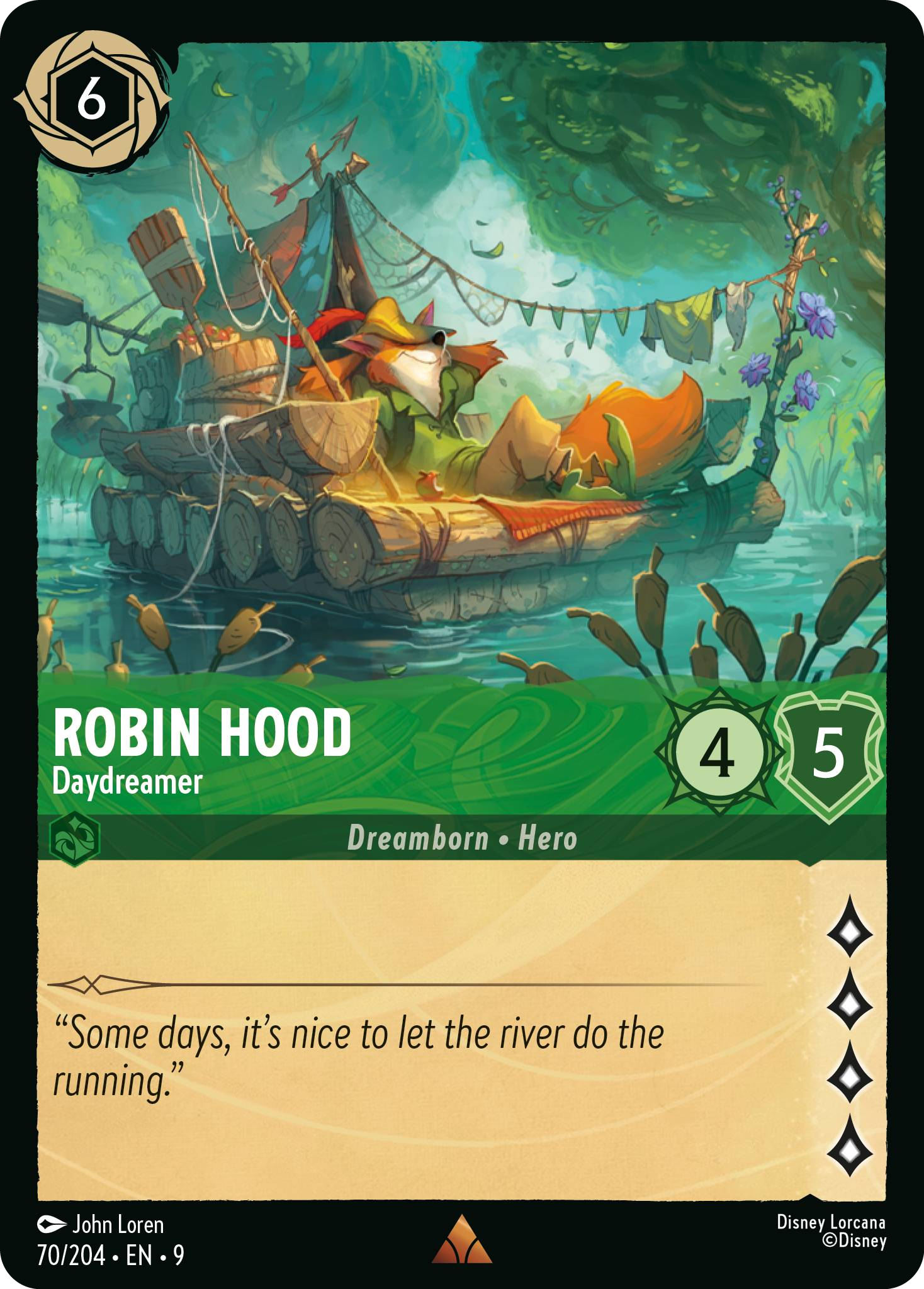 Robin Hood - Daydreamer | Fabled #70 (Near Mint Foil) | Disney Lorcana Single Australia (Near Mint)