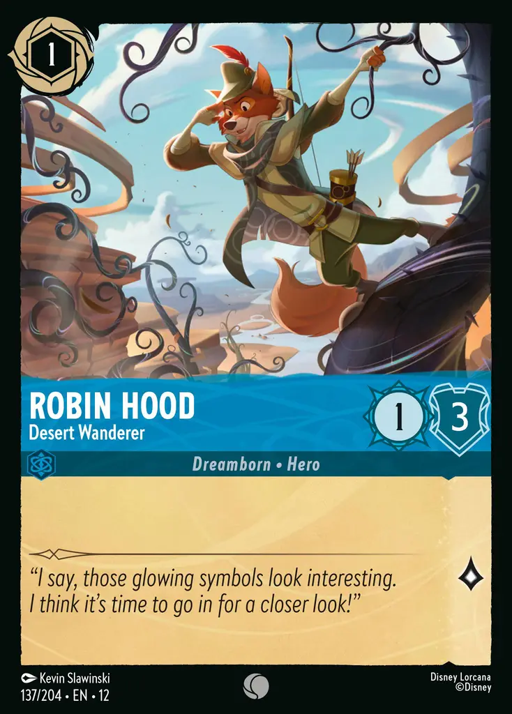 Robin Hood - Desert Wanderer | Wilds Unknown #137 (Near Mint) | Disney Lorcana Single Australia (Near Mint)