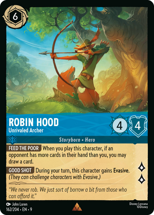 Robin Hood - Unrivaled Archer | Fabled #162 (Near Mint Foil) | Disney Lorcana Single Australia (Near Mint)