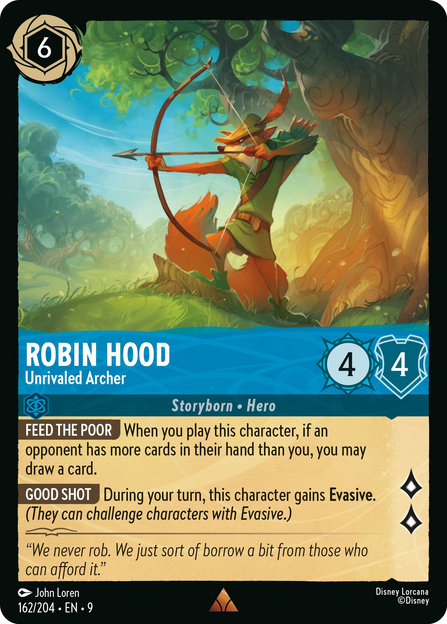 Robin Hood - Unrivaled Archer | Fabled #162 (Near Mint) | Disney Lorcana Single Australia (Near Mint)