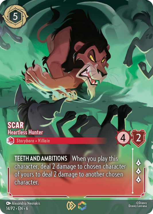 Scar – Heartless Hunter – Azurite Sea Set Championship Promo #14/P2