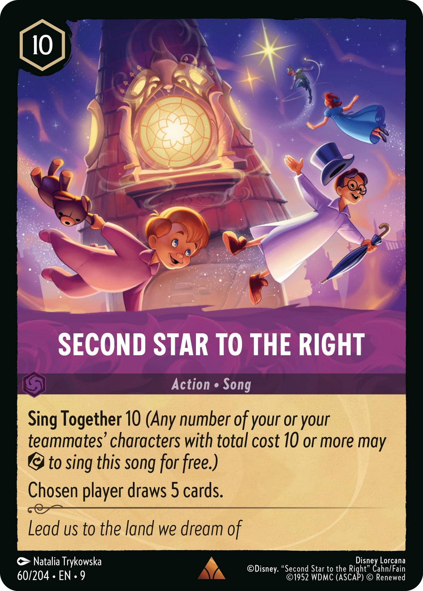 Second Star to the Right | Fabled #60 (Near Mint Foil) | Disney Lorcana Single Australia (Near Mint)