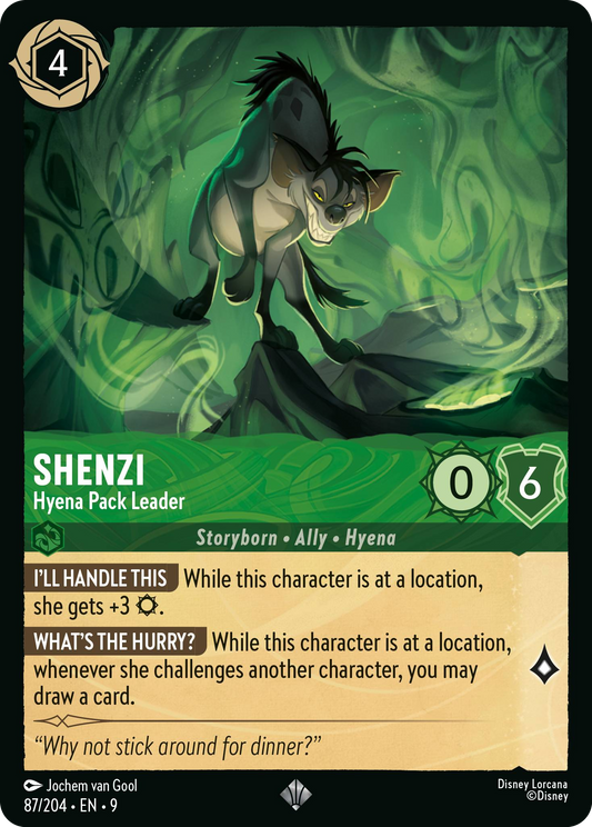 Shenzi - Hyena Pack Leader | Fabled #87 (Near Mint Foil) | Disney Lorcana Single Australia (Near Mint)