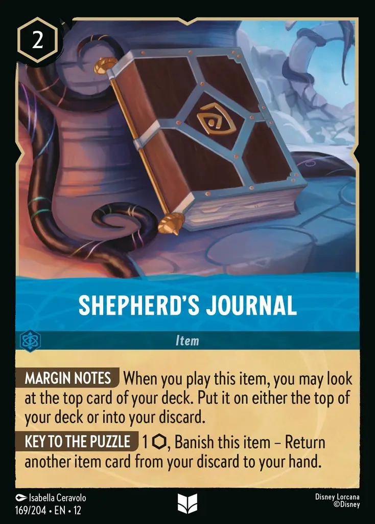 Shepherd's Journal | Wilds Unknown #169 (Near Mint) | Disney Lorcana Single Australia (Near Mint)