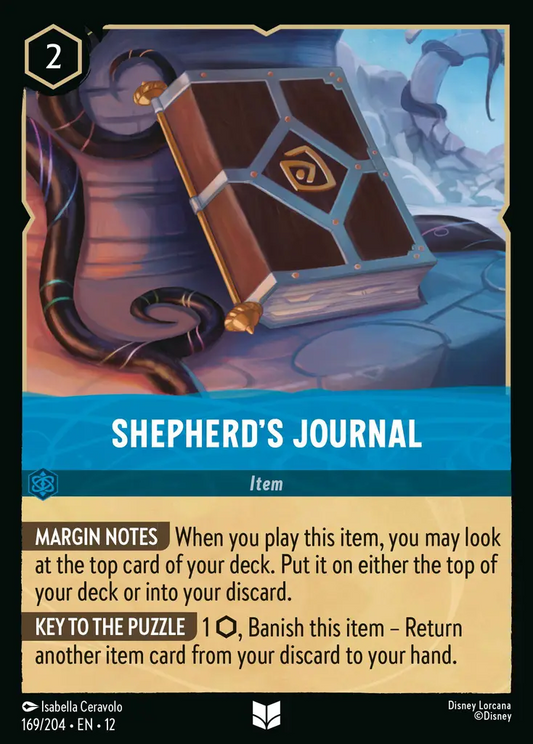 Shepherd's Journal | Wilds Unknown #169 (Near Mint) | Disney Lorcana Single Australia (Near Mint)