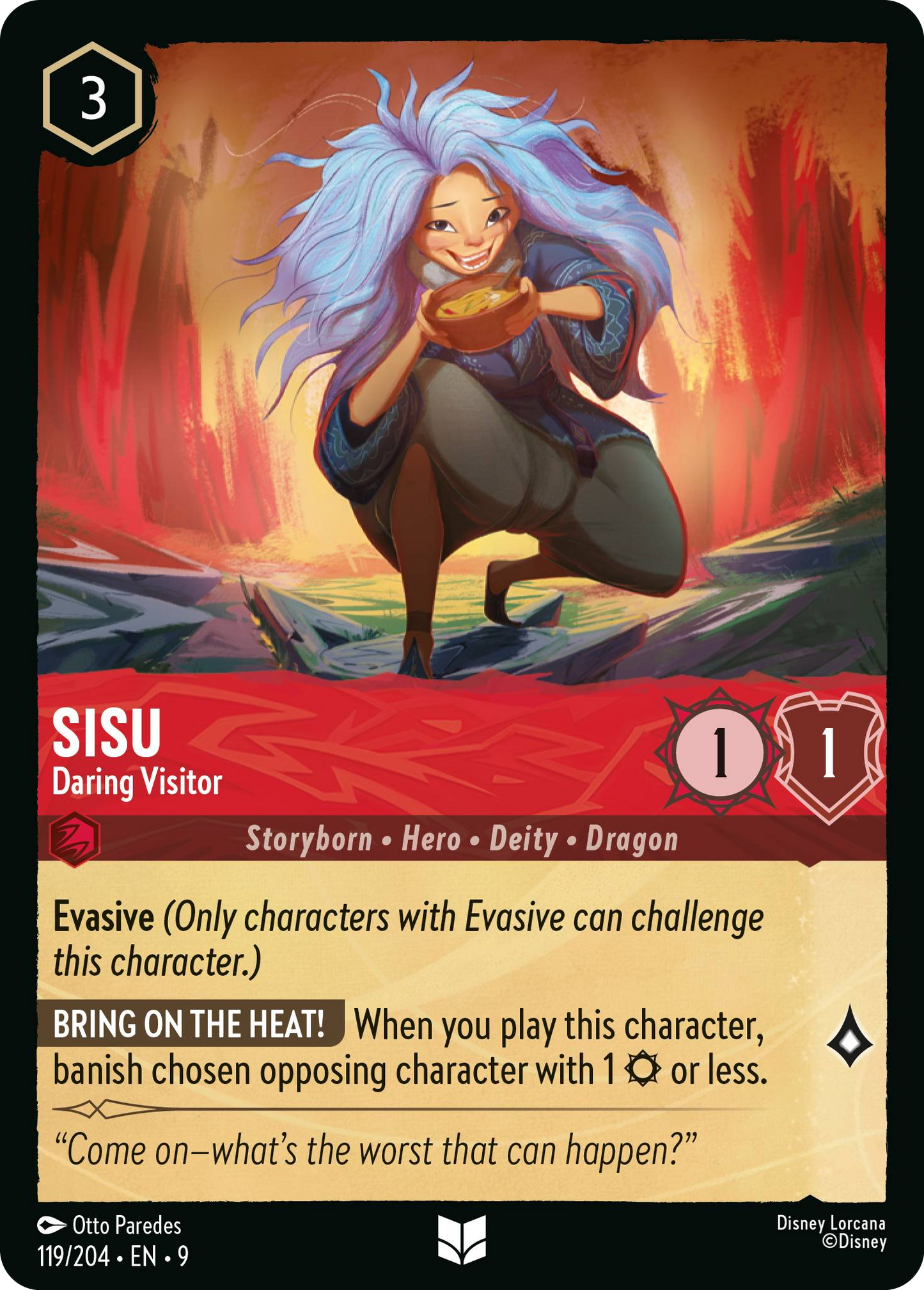 Sisu - Daring Visitor | Fabled #119 (Near Mint) | Disney Lorcana Single Australia (Near Mint)