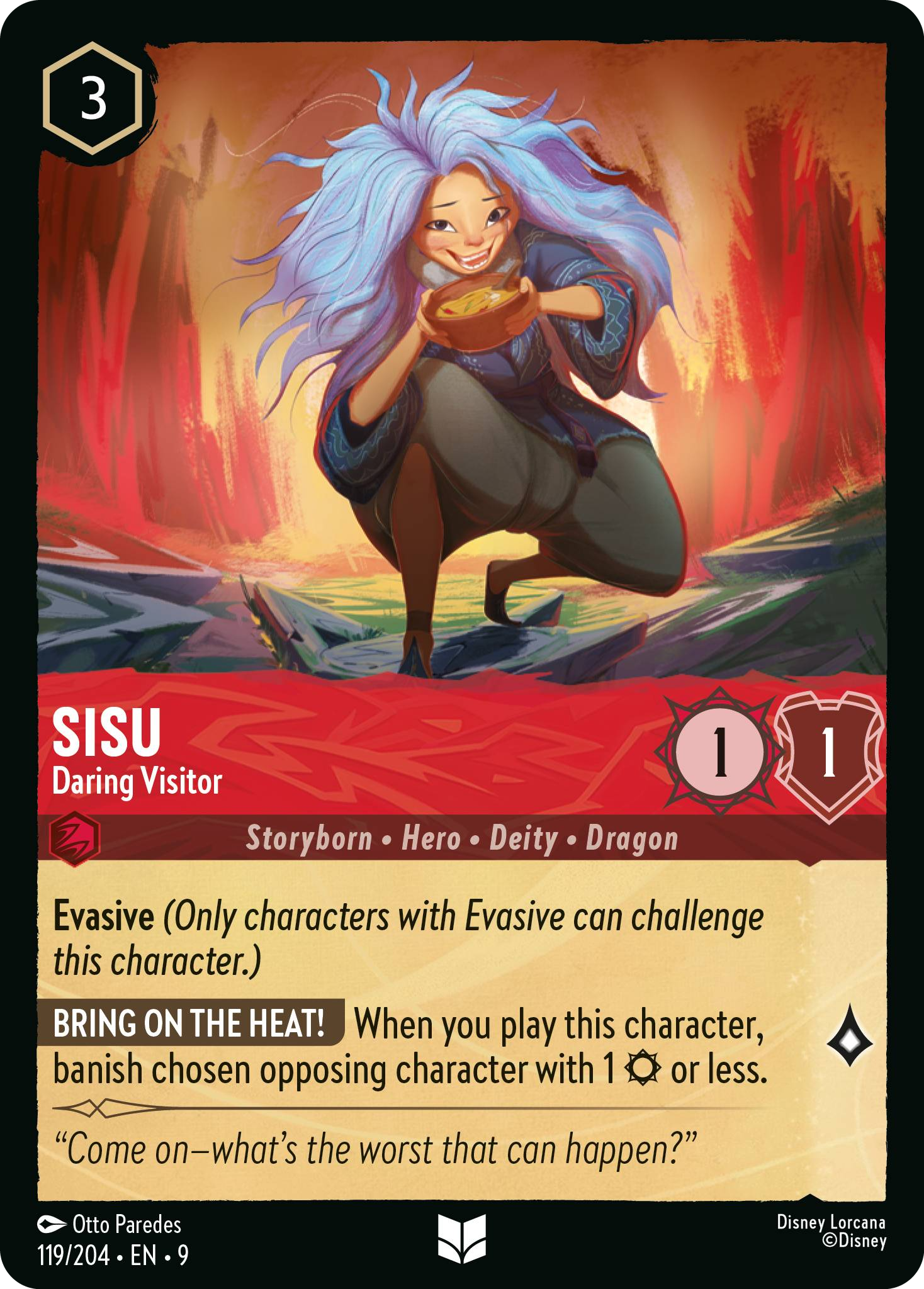 Sisu - Daring Visitor | Fabled #119 (Near Mint) | Disney Lorcana Single Australia (Near Mint)
