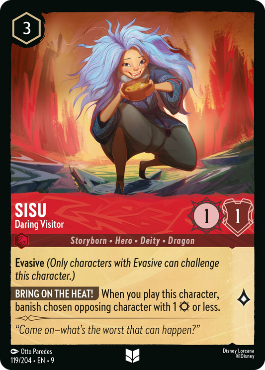 Sisu - Daring Visitor | Fabled #119 (Near Mint) | Disney Lorcana Single Australia (Near Mint)