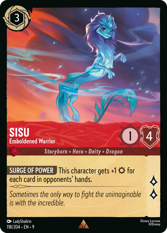 Sisu - Emboldened Warrior | Fabled #118 (Near Mint) | Disney Lorcana Single Australia (Near Mint)