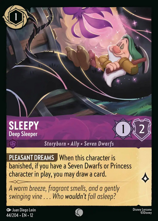 Sleepy - Deep Sleeper | Wilds Unknown #44 (Near Mint Foil) | Disney Lorcana Single Australia (Near Mint)