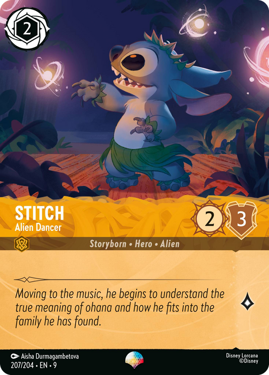 Stitch - Alien Dancer | Fabled #207 (Near Mint) | Disney Lorcana Single Australia (Near Mint)