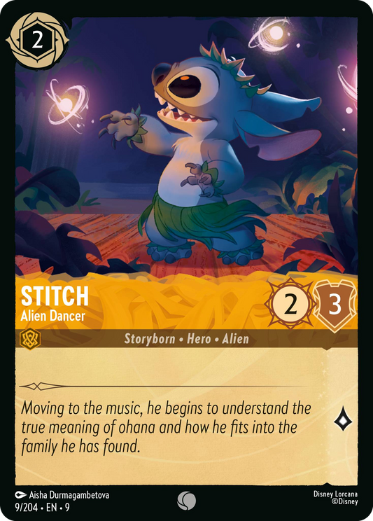 Stitch - Alien Dancer | Fabled #9 (Near Mint Foil) | Disney Lorcana Single Australia (Near Mint)