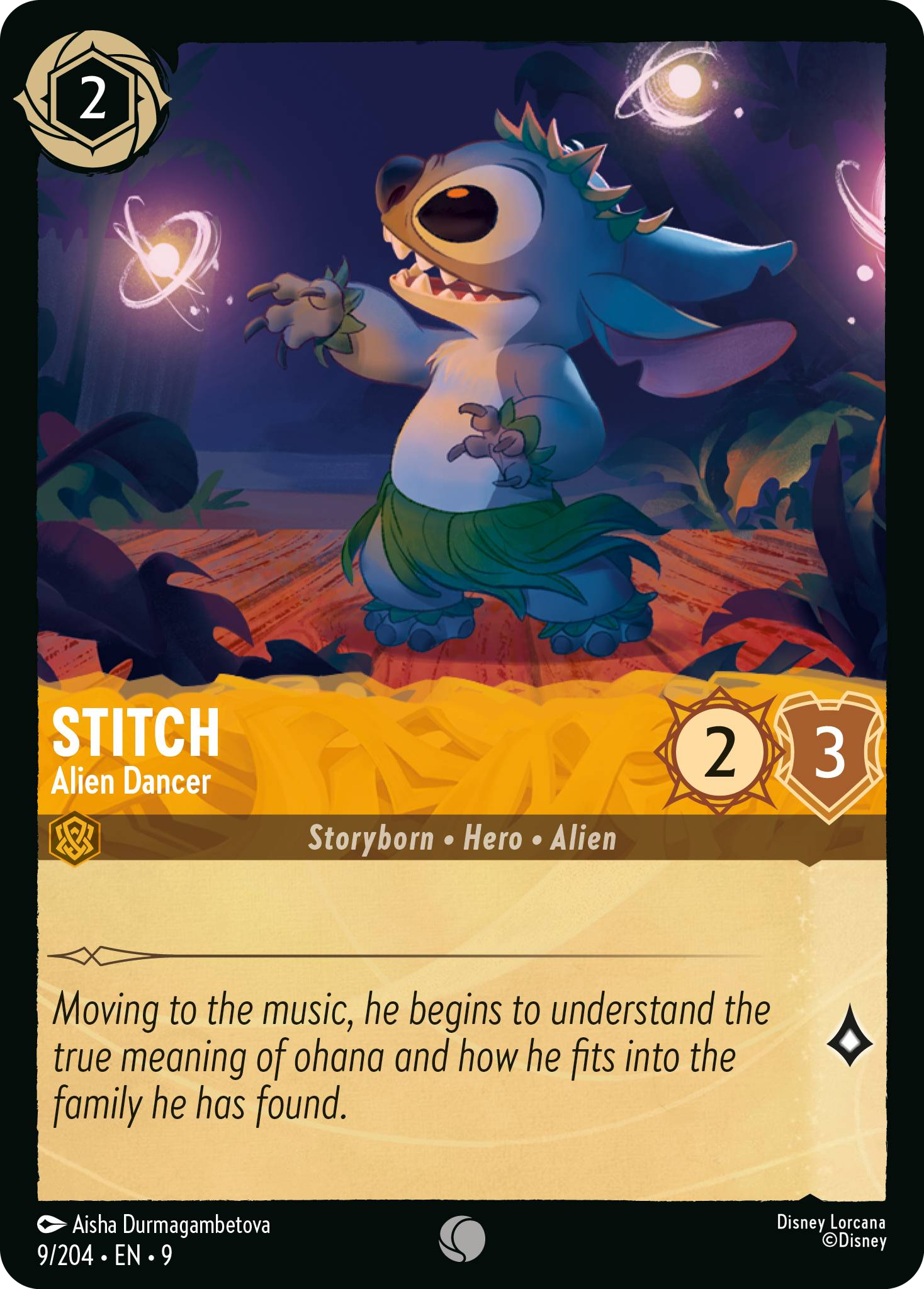 Stitch - Alien Dancer | Fabled #9 (Near Mint) | Disney Lorcana Single Australia (Near Mint)