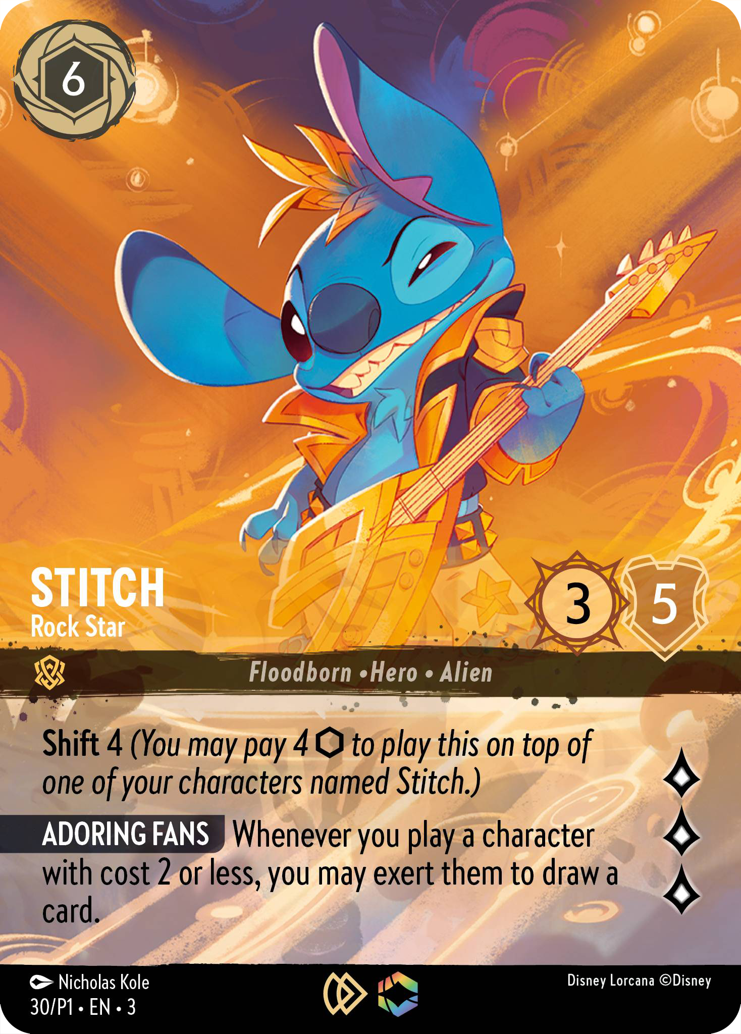 Stitch – Rock Star – The First Chapter Set Championship Promo #30/P1