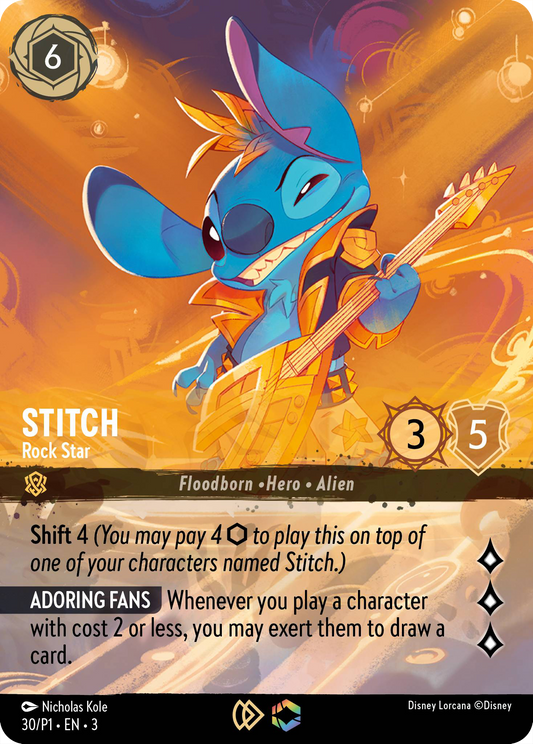 Stitch – Rock Star – The First Chapter Set Championship Promo #30/P1