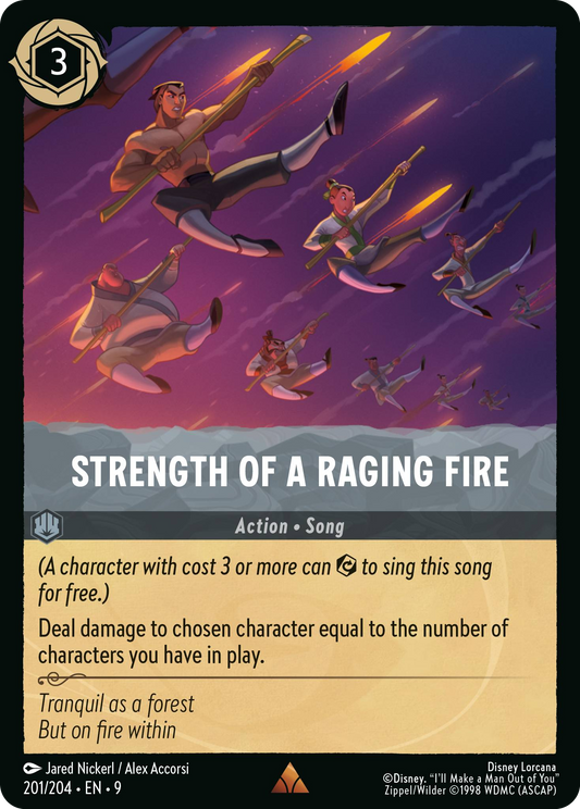 Strength of a Raging Fire | Fabled #201 (Near Mint) | Disney Lorcana Single Australia (Near Mint)