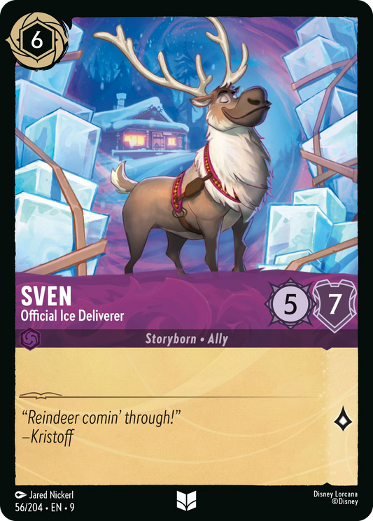 Sven - Official Ice Deliverer | Fabled #56 (Near Mint Foil) | Disney Lorcana Single Australia (Near Mint)