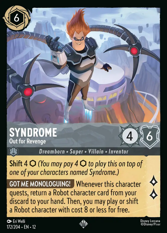 Syndrome - Out for Revenge | Wilds Unknown #172 (Near Mint Foil) | Disney Lorcana Single Australia (Near Mint)