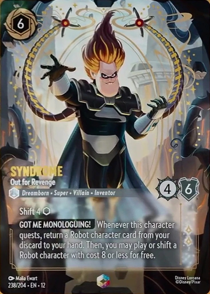 Syndrome - Out for Revenge | Wilds Unknown #238 (Near Mint) | Disney Lorcana Single Australia (Near Mint)
