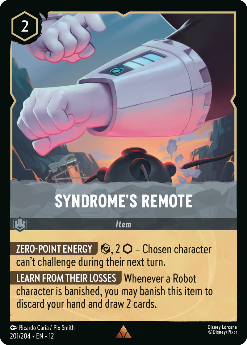 Syndrome's Remote | Wilds Unknown #201 (Near Mint) | Disney Lorcana Single Australia (Near Mint)