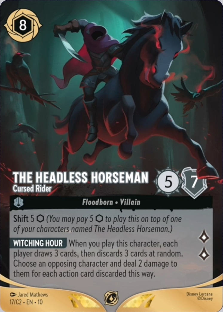 The Headless Horseman - Cursed Rider | Regional Championship Promo (17/C2·EN·10) | Disney Lorcana Single Australia (Near Mint)