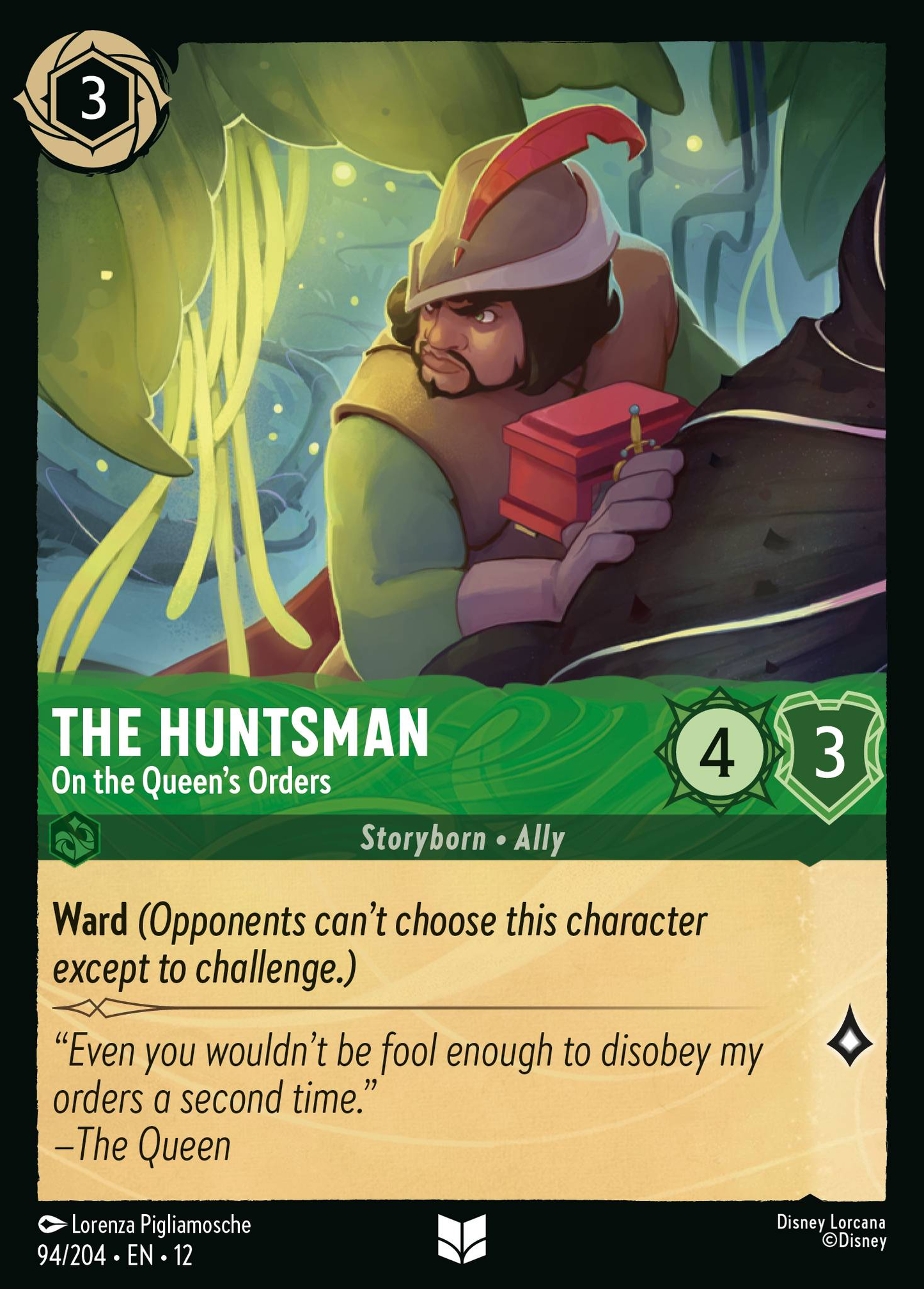 The Huntsman - On the Queen's Orders | Wilds Unknown #94 (Near Mint) | Disney Lorcana Single Australia (Near Mint)
