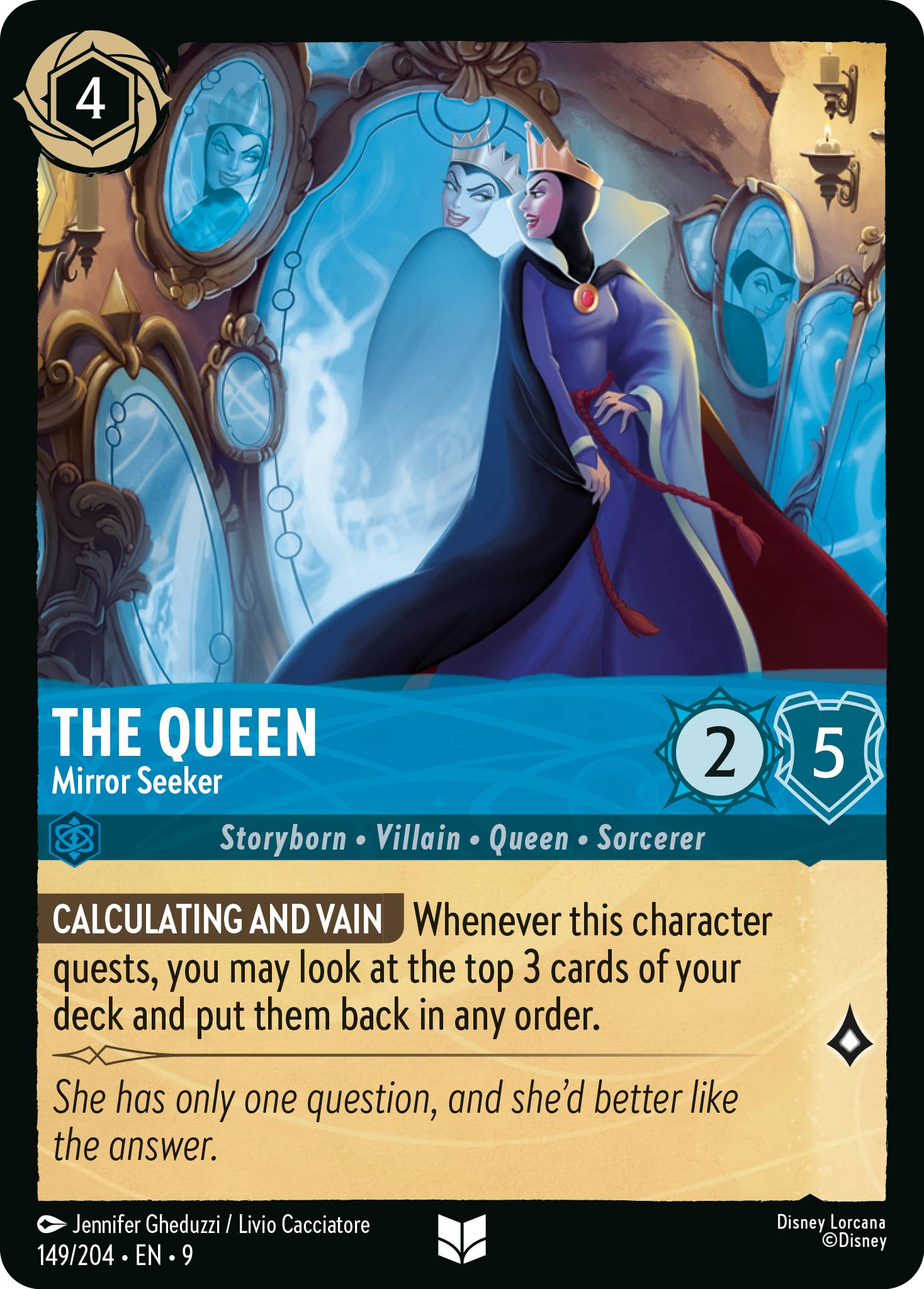 The Queen - Mirror Seeker | Fabled #149 (Near Mint Foil) | Disney Lorcana Single Australia (Near Mint)
