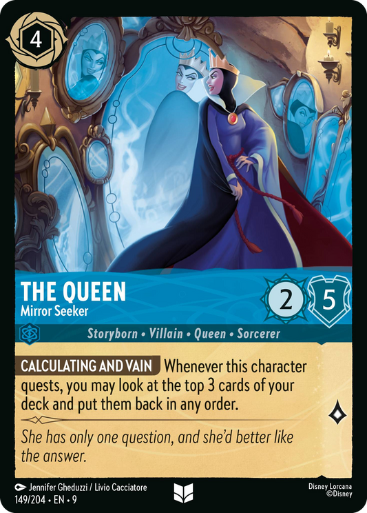 The Queen - Mirror Seeker | Fabled #149 (Near Mint Foil) | Disney Lorcana Single Australia (Near Mint)
