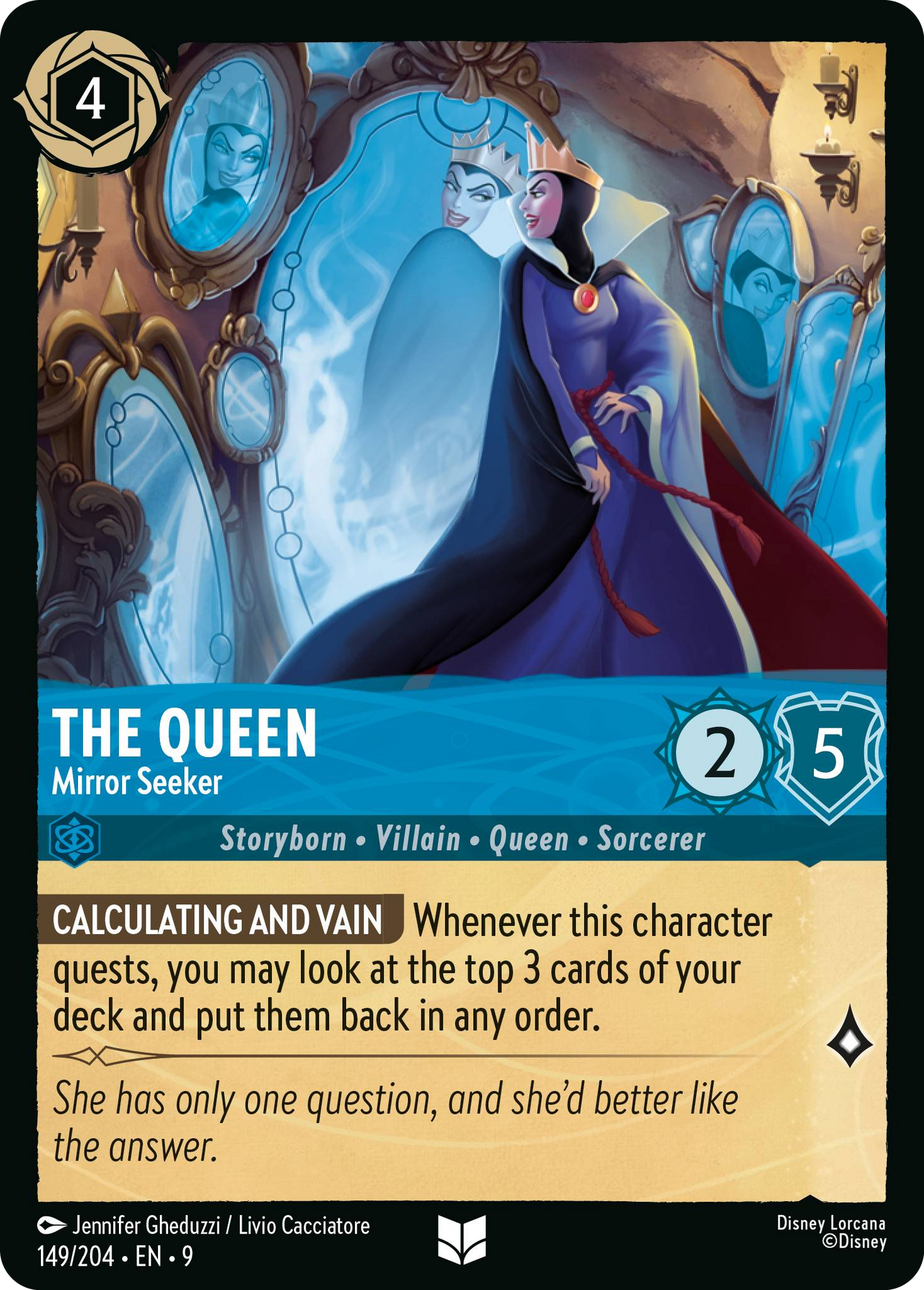 The Queen - Mirror Seeker | Fabled #149 (Near Mint) | Disney Lorcana Single Australia (Near Mint)