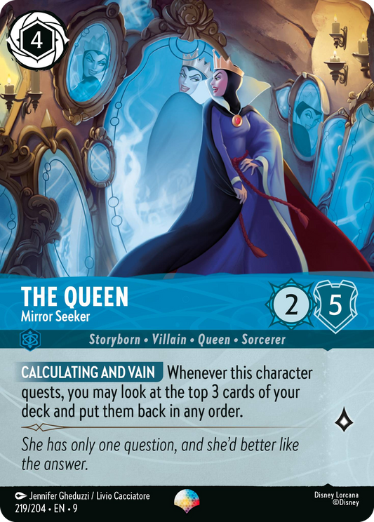 The Queen - Mirror Seeker | Fabled #219 (Near Mint Foil) | Disney Lorcana Single Australia (Near Mint)