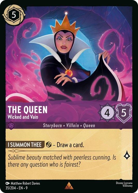 The Queen - Wicked and Vain | Fabled #35 (Near Mint) | Disney Lorcana Single Australia (Near Mint)